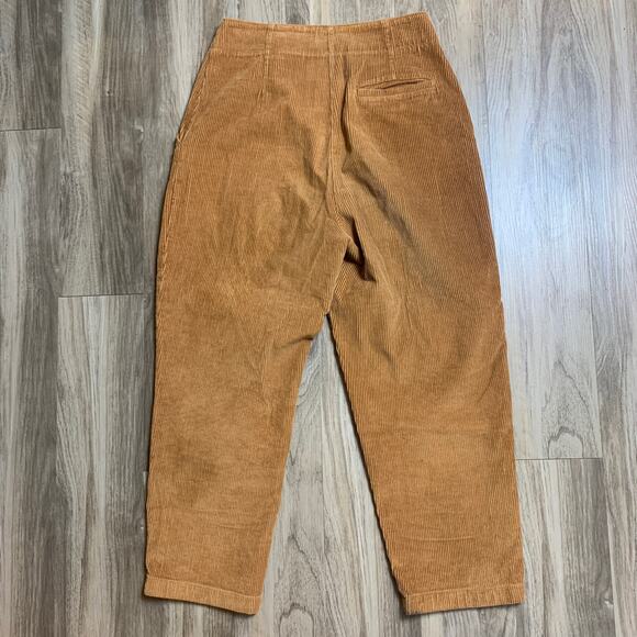 Aritzia Wilfred High Rise Mia Slouchy Cropped Straight Corduroy Trouser Pant - Picture 6 of 6